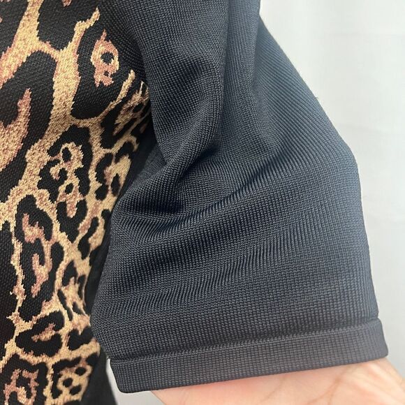 Pink Tartan Animal Print Top - Picture 5 of 8